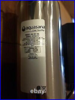 Aquasana AQ-UV-10C Whole House Water UV Filter MISSING UV LAMP & QUARTZ SLEEVE