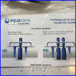 Aquasana EQ-1000 10-Year, 1,000,000 Gallon Whole House Water Pro Install Kit