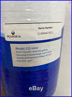 Aquasana EQ-1000 Tank 1,000,000 Gal Whole House Water Filter System