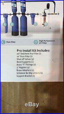 Aquasana EQ-WELL-UV-PRO-AST Whole House Water Filter System 500000 Gl READ NOTES