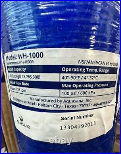 Aquasana Rhino Whole House Water Filter 1 Million Gal Replacement Tank Wh-1000