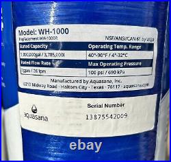 Aquasana Rhino Whole House Water Filter 1 Million Gal Replacement Tank Wh-1000