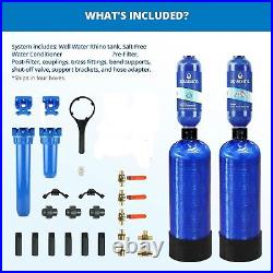 Aquasana Whole House WELL WATER Filter System + Conditioner + Pro Install