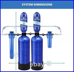 Aquasana Whole House WELL WATER Filter System + Conditioner + Pro Install