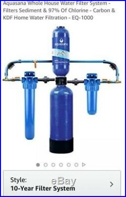 Aquasana Whole House Water Filter EQ-1000 Pro Install Kit