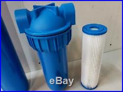 Aquasana Whole House Water Filter EQ-1000 Pro Install Kit New