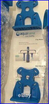 Aquasana Whole House Water Filter EQ-1000 Pro Install Kit New