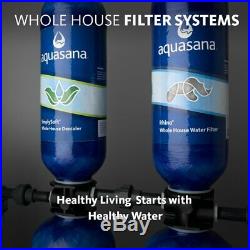 Aquasana Whole House Water Filter System 10-Year Filter, Salt Free Softener, KIt