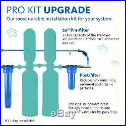 Aquasana Whole House Water Filter System 10-Year Filter, Salt Free Softener, KIt