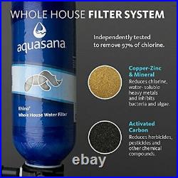 Aquasana Whole House Water Filter System Carbon & KDF 1,000,000 Gl EQ-1000
