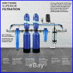 Aquasana Whole House Water Filter System With Salt-Free Conditioner- Filters Sedim