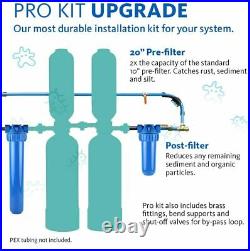 Aquasana Whole House Water Filter System with Salt-Free Conditioner- Filters Sedim