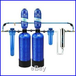 Aquasana Whole House Well Water Filter System with UV Purifier & Salt-Free Descale