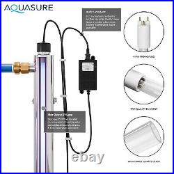 Aquasure 12 GPM Ultraviolet UV Light Whole House Water Filter System