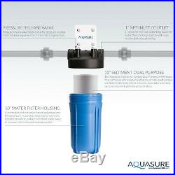 Aquasure Water Softener and Sediment GAC carbon Pre-filters bundle 32,000 Grains