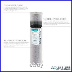 Aquasure Whole House Water Filter with 5 Micron Coconut Shell Carbon Block 20
