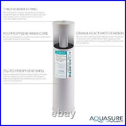 Aquasure Whole House Water Filter with Sediment + GAC Carbon High Capacity Filter