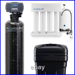 Aquasure Whole House Water Softener/Reverse Osmosis Drinking Water Filter Bundle