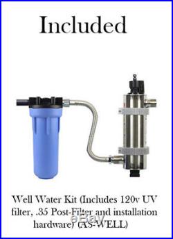 Austin Spring Whole House Water Filter With Salt Free Soft UV Lgt Pre&Post Filter+