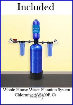 Austin Spring Whole House Water Filter With Salt Free Soft UV Lgt Pre&Post Filter+