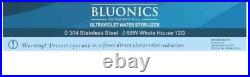 BLUONICS 55W Ultraviolet Light Water Filter Purifier Whole House UV 12 GPM