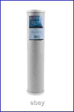 BLUONICS Carbon Block Water Filters 4pack Standard 4.5x 20 Cartridges CTO