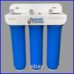 BRITA PRO Benjamin Franklin 3 Stage Whole House Water Filter System With 3 20 Fil