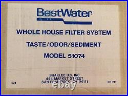 BestWater Whole House Taste/Odor/Sediment System, By Shaklee