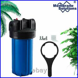 Big Blue 10 Whole House Water Filter Housing (1Port)+ Bracket+ Wrench +Screw