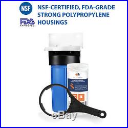 Big Blue 10 Whole House Water Filter System 1+ Bracket+ String Wound Sediment