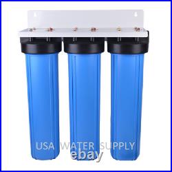 Big Blue 20 Water Filter System 1 Triple Whole House Iron Sulphur Rotten Egg