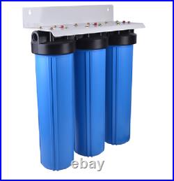Big Blue 20 Water Filter System 1 Triple Whole House Iron Sulphur Rotten Egg