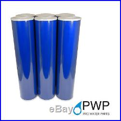 Big Blue 20x4.5 Whole House GAC Granular Coconut Shell Carbon Water Filter 10Mic