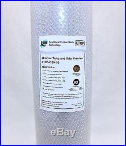 Big Blue 3 Stage Whole House System Water Filter 20 Pleated Sediment Carbon NSF
