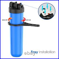 Big Blue 3 Stage Whole House System Water Filter 20 Sediment and Carbon NSF