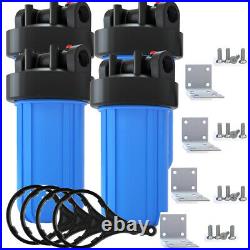 Big Blue 4.5 x 10 Whole House Well Water Filter Housings with Pressure Release