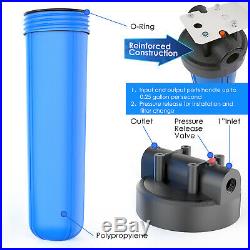 Big Blue 4.5x20 Whole House Water Filter+ Under Sink System FDA PP Sediment Set