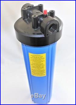 Big Blue Whole House 20 x 4.5 Water Filter 2 Stage Carbon Sediment Wrench NSF