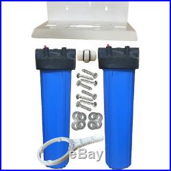 Big Blue Whole House Water Filter 2 Canister Sediment Carbon