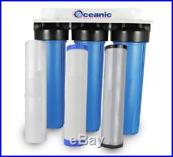 Big Blue Whole House Water Filter System 4.5 x 20 + SedimentCarbonKDF85/GAC