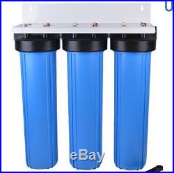 Big Blue Whole House Water Filter System 4.5 x 20 + SedimentCarbonKDF85/GAC