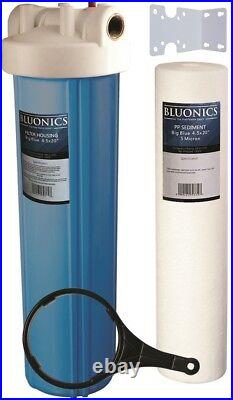 Bluonics 110W UV Ultraviolet Sediment & Carbon Well Water Filter Purifier 24 GPM