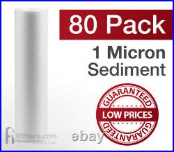 DI, Reverse Osmosis, Whole House Sediment Water Filter 2.5 X 10, 1? M 80 Pack