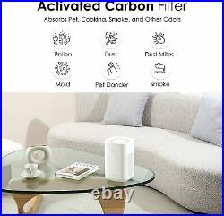Desktop H13 HEPA Air Purifier for Home Portable Room Air Cleaner Powerful 3Stage