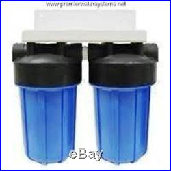 Dual Whole House Water Filter 4.5 X 10 & Filters