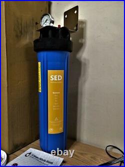 Express Water Whole House 1 Stage Home Water Filtration Filter System with Gauge