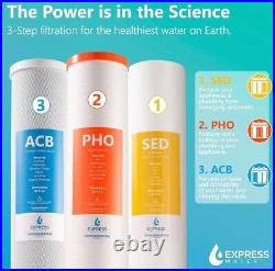 Express Water Whole House Replacement Filter Set ACB PHO SED New