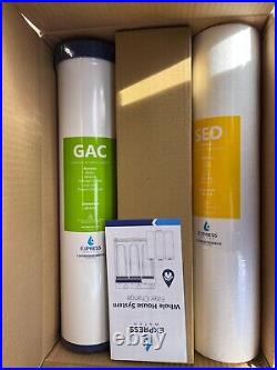 Express Water Whole House Replacement Water Filter Set GAC, ACB, SED 20x4.5