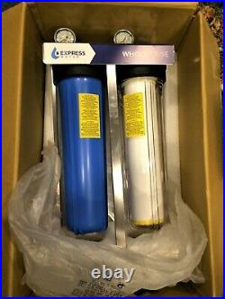 Express Water Whole House Water Filter 2 Stage Home Water Filtration System