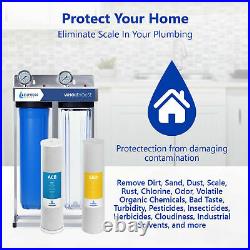 Express Water Whole House Water Filter 2 Stage Home Water Filtration System